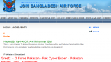 Bangladesh Airforce Website Hacked